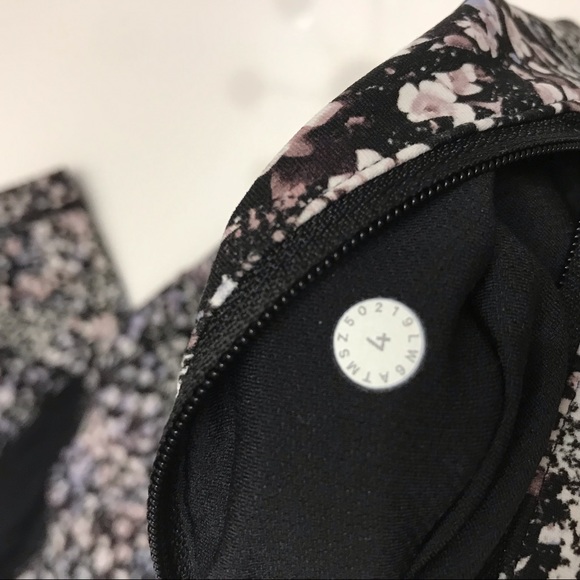 Lululemon Pace Rival Crop 22" Floral Spritz Multi/Black Size 4 - Picture 9 of 16